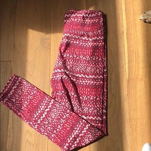 High waisted leggings